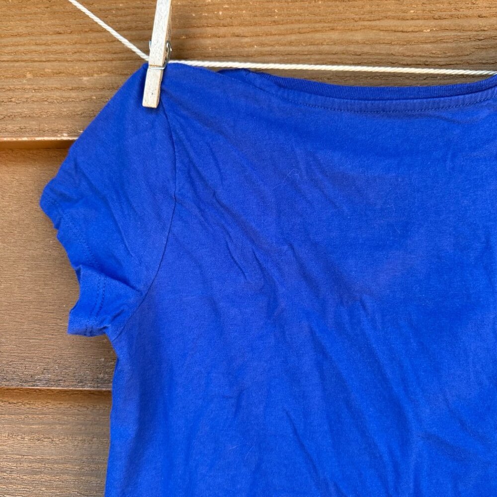 Wonder Nation Girls Blue T-Shirt XL 14/16 With "The Cool Thing About My Dad Is B - Picture 12 of 12